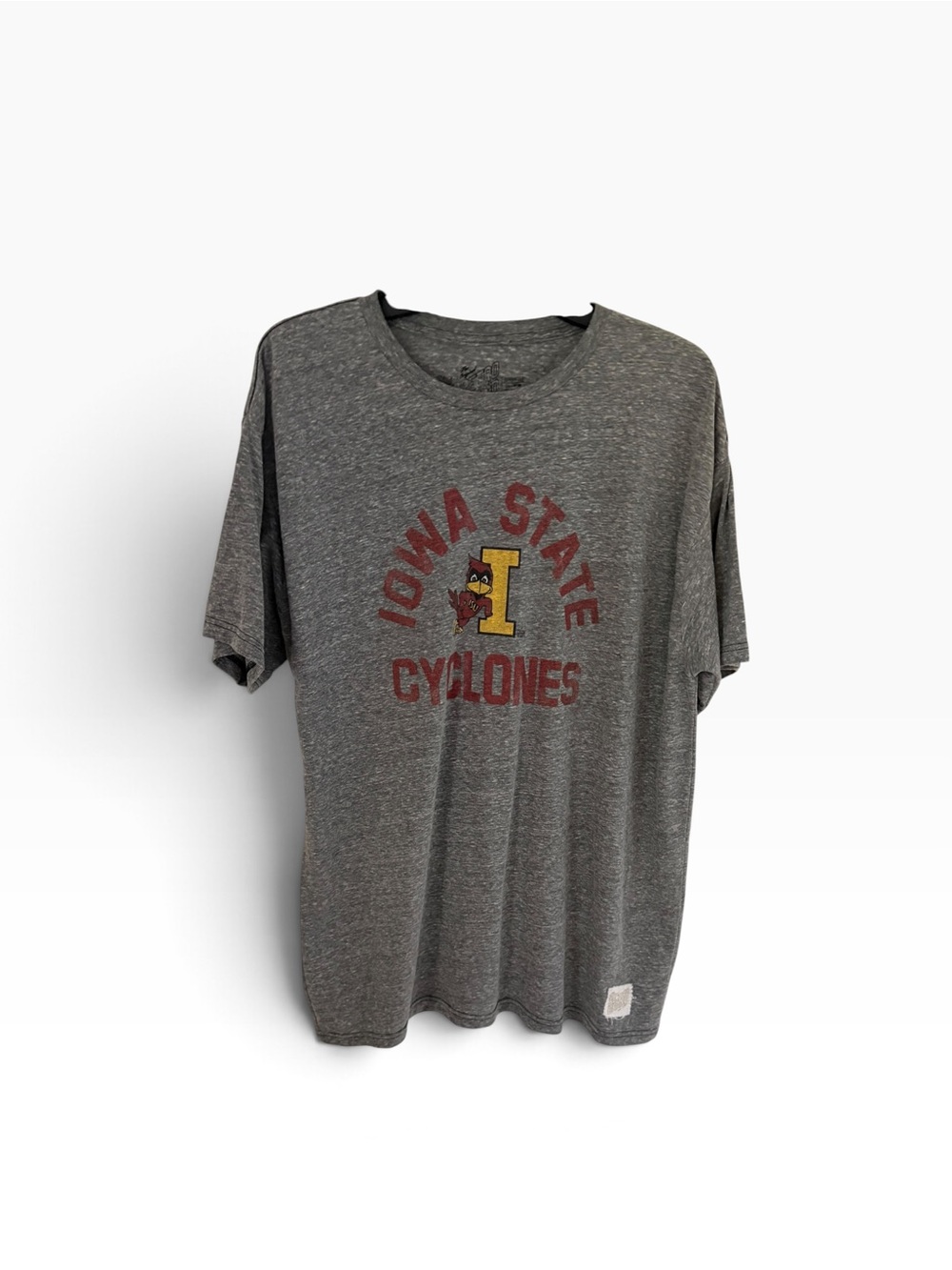 Iowa State Cyclones Gray Logo Mens T-Shirt Size XXL
